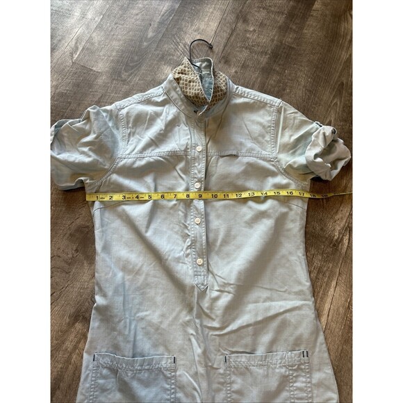 PATAGONIA Women's Chesser Island Chambray Dress Blue Size 4 - Picture 9 of 12